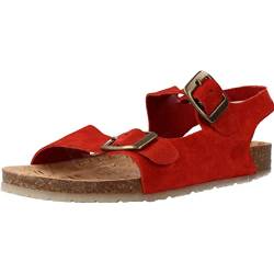 Pablosky 505768 Flache Sandalen, Rot, 35 EU von Pablosky