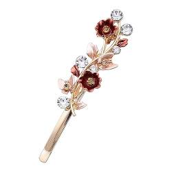 Haarspange in Blumenform, kleine Strass-Haarspangen für Frauen und Mädchen, dekorative Haarspange für Hochzeit, Dating, Reisen, Ausgehen, Tanz Pacienjo von Pacienjo