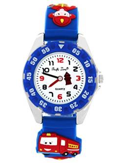 Pacific Time Jungen Uhr Analog Quarz mit Silikonarmband 214471 von Pacific Time