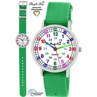 Pacific Time Quarzuhr Kinder Armbanduhr Lernuhr nachhaltiges Wechselarmband, Mix und Match Design - Gratis Versand von Pacific Time