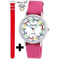 Pacific Time Quarzuhr Set Kinder Armbanduhr First Lernuhr Wechselarmband, Mix und Match Design - Gratis Versand von Pacific Time