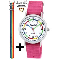 Pacific Time Quarzuhr Set Kinder Armbanduhr First Lernuhr Wechselarmband, Mix und Match Design - Gratis Versand von Pacific Time