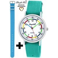 Pacific Time Quarzuhr Set Kinder Armbanduhr First Lernuhr Wechselarmband, Mix und Match Design - Gratis Versand von Pacific Time