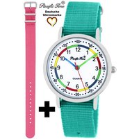 Pacific Time Quarzuhr Set Kinder Armbanduhr First Lernuhr Wechselarmband, Mix und Match Design - Gratis Versand von Pacific Time