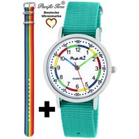 Pacific Time Quarzuhr Set Kinder Armbanduhr First Lernuhr Wechselarmband, Mix und Match Design - Gratis Versand von Pacific Time