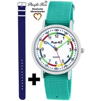 Pacific Time Quarzuhr Set Kinder Armbanduhr First Lernuhr Wechselarmband, Mix und Match Design - Gratis Versand von Pacific Time