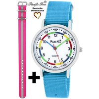 Pacific Time Quarzuhr Set Kinder Armbanduhr First Lernuhr Wechselarmband, Mix und Match Design - Gratis Versand von Pacific Time