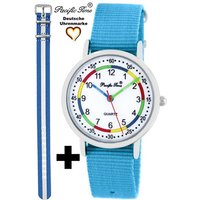 Pacific Time Quarzuhr Set Kinder Armbanduhr First Lernuhr Wechselarmband, Mix und Match Design - Gratis Versand von Pacific Time