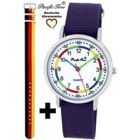 Pacific Time Quarzuhr Set Kinder Armbanduhr First Lernuhr Wechselarmband, Mix und Match Design - Gratis Versand von Pacific Time