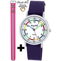 Pacific Time Quarzuhr Set Kinder Armbanduhr First Lernuhr Wechselarmband, Mix und Match Design - Gratis Versand von Pacific Time