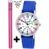 Pacific Time Quarzuhr Set Kinder Armbanduhr Lernuhr Wechselarmband, Mix und Match Design - Gratis Versand von Pacific Time