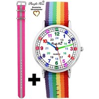 Pacific Time Quarzuhr Set Kinder Armbanduhr Lernuhr Wechselarmband, Mix und Match Design - Gratis Versand von Pacific Time