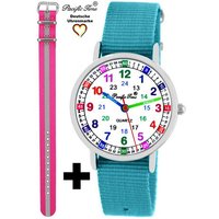 Pacific Time Quarzuhr Set Kinder Armbanduhr Lernuhr Wechselarmband, Mix und Match Design - Gratis Versand von Pacific Time