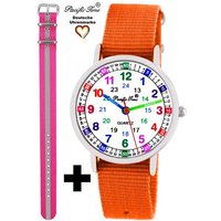 Pacific Time Quarzuhr Set Kinder Armbanduhr Lernuhr Wechselarmband, Mix und Match Design - Gratis Versand von Pacific Time