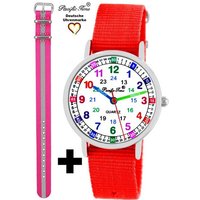 Pacific Time Quarzuhr Set Kinder Armbanduhr Lernuhr Wechselarmband, Mix und Match Design - Gratis Versand von Pacific Time