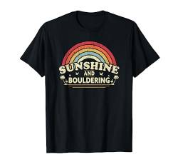 Bouldern, Sunshine and Bouldering Shirt. Jahrgang T-Shirt von Pack A Punch