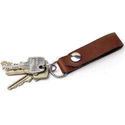 Pack & Smooch Schlüsselanhänger Schlüsselband Leder ELLON Handmade in Germany - Hellbraun von Pack & Smooch