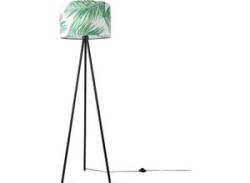 Stehlampe PACO HOME "Trina Ostende" Lampen Gr. Höhe: 148,5 cm, weiß Standleuchten Lampenschirm Wohnzimmer Stativ Lampe Büro Kinderzimmer Jungle Palme von Paco Home