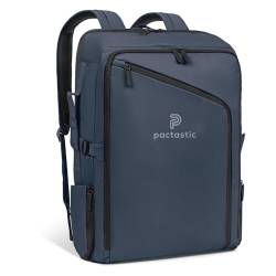 Pactastic Handgepäck Reise-Rucksack 40 Liter Carry-On | Reisetasche 1.300 g leicht mit Laptopfach, Rückenpolsterung | 3 Hauptfächer & Koffer-Öffnung | ideal für Flugzeug 40 x 20 x 55 cm von Pactastic