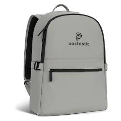 Pactastic großer Daypack mit Tragegriff & Rückenfach | 710 Gramm leichter Rucksack aus wasserabweisendem veganem Tech-Material | 33 x 15 x 44 cm mit Laptopfach von Pactastic