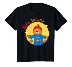 Kinder Paddington Bear Adventures Badge Hello Autumn Back to School T-Shirt von Paddington Bear