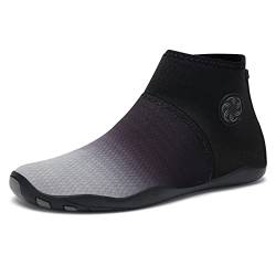 Padgene Wasserschuhe für Männer und Frauen Schnelltrocknende Wasserschuhe Unisex zum Schwimmen, Yoga, Strand, Laufen, Schnorcheln, Surfen, Tauchen, B060-Grau, 37 EU von Padgene