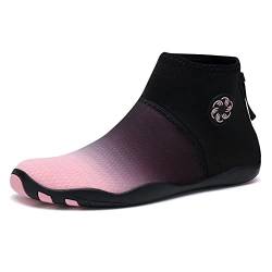 Padgene Wasserschuhe für Männer und Frauen Schnelltrocknende Wasserschuhe Unisex zum Schwimmen, Yoga, Strand, Laufen, Schnorcheln, Surfen, Tauchen, B060-Rosa, 37 EU von Padgene