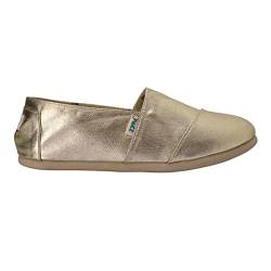 Paez Damen Classic Gum Combi Espadrilles, Gold (Gold 010) von Paez