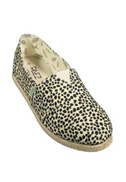 Paez Damen Classic Raw Animal Print Espadrilles, Beige, 36 EU von Paez