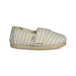 Paez Jungen Unisex Kinder Surfy Lurex Espadrilles, blau, 22 EU von Paez