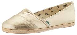 Paez Mädchen New Ballerina Raw Espadrilles, Gold (Gold 035) von Paez