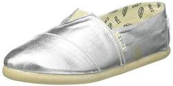 Paez Mädchen Original Gum Combi Glitter Espadrilles, Silber (Silver 011) von Paez