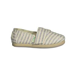 Paez Unisex Baby Surfy Lurex Espadrilles, blau, 26 EU von Paez