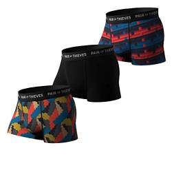 Pair of Thieves Super Fit Herren Trunks 3er Pack Unterwäsche AMZ Exclusive - - Medium von Pair of Thieves