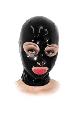 Masken aus Latex, 0,4 mm - Schwarz - XX-Large von Palace Civet