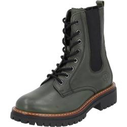 Palado Boots Damen Unije - elegante Stiefeletten für Frauen - bequeme Winterstiefel mit Reißverschluss - modische Winterschuhe - Schnürstiefeletten mit Absatz Grün UK4,5 - EU37 von Palado