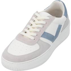 Palado Damen Sneaker Domian - atmungsaktive Schuhe für Frauen - edle Business Schuhe - Bequeme Low Top Freizeitschuhe Weiß UK7 - EU40 von Palado