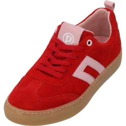 Palado Damen Sneaker Vebax - atmungsaktive Schuhe für Frauen - edle Business Schuhe - Bequeme Low Top Freizeitschuhe Rot UK7 - EU40 von Palado