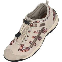 Palado Icni Halbschuhe Damen - modische Trekkingschuhe- Elegante Wanderschuhe für Frauen beige UK5,5 - EU38 von Palado