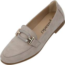 Palado Mokassin Damen Olvah - leichte Ballerina elegant - modische Schuhe für Frauen - bequeme flache Sommerschuhe Beige UK5,5 - EU38 von Palado