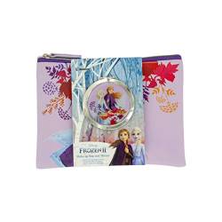 Die Eiskönigin 2 Kosmetiktaschen und Spiegel Set von Paladone | Für Fans, Mädchen und Frauen jeden Alters | Offiziell Lizenziertes Sammlerstück, Mehrfarbig von Paladone