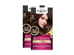 POLY PALETTE Intensiv Creme Coloration 3-65/750 Schokobraun Stufe 3 (2 x 115 ml), permanente Coloration für bis zu 8 Wochen intensiven Farbglanz & 100% Grauabdeckung von Palette