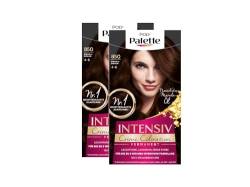 POLY PALETTE Intensiv Creme Coloration 4-6/850 Mokkabraun Stufe 3 (2 x 115 ml), permanente Coloration für bis zu 8 Wochen intensiven Farbglanz & 100% Grauabdeckung von Palette