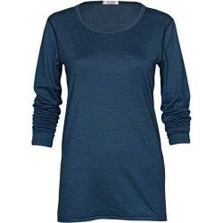 Palgero Birta LS Merino Women, S, blau meliert von Palgero