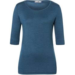 Palgero Liv 3/4 Shirt Merino Women, M, blau meliert von Palgero