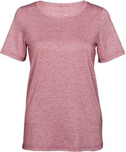 Palgero Salka T-Shirt 48 SeaCell Women, L, rot meliert von Palgero