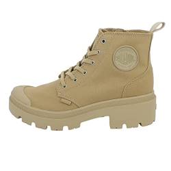 Palladium, PALLABASE TWILL Boots Weiblich, Beige, 38, EU von Palladium