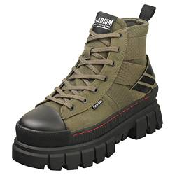 Palladium Damen Revolt Hi Army Boots, Grün, 41.5 EU von Palladium