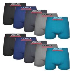 10er Pack Herren Boxershorts Retroshorts Microfaser Pants Unterhosen (as3, Alpha, x_l, xx_l, Regular, Regular, Mehrfarbig 2) von Palleon