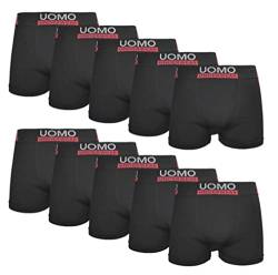 10er Pack Herren Boxershorts Retroshorts Microfaser Pants Unterhosen (as3, Alpha, x_l, xx_l, Regular, Regular, Mehrfarbig 3) von Palleon